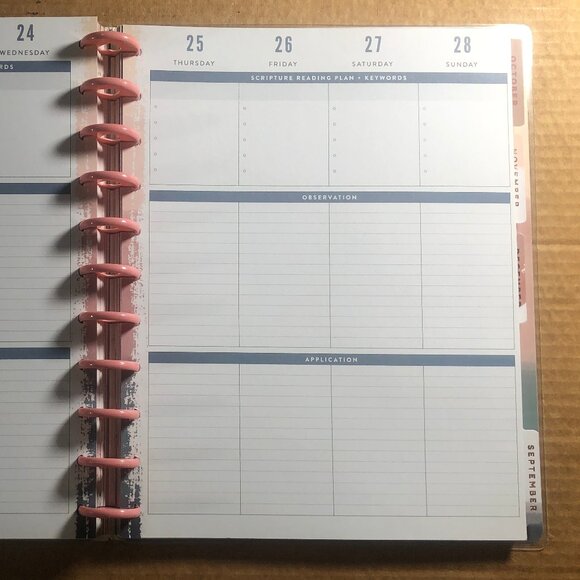 Happy Planner BIG 18 month Faith Planner July 2021-December 2022 - Picture 12 of 15